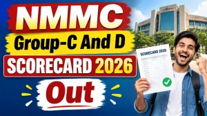 NMMC Group C and D Scorecard 2026 Out - Download Scorecard Link at nmmc.gov.in