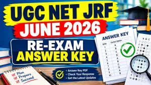 NTA UGC NET JRF June 2026 Result Re-Exam Answer Key Out - Direct Link to Check Online @ nta.ac.in