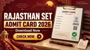 Rajasthan SET Admit Card 2026 Out - Download Hall Ticket at uok.ac.in