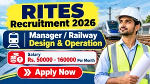 RITES Manager Recruitment 2026 - Apply Online RITES Manager Recruitment 2026 - Apply Online