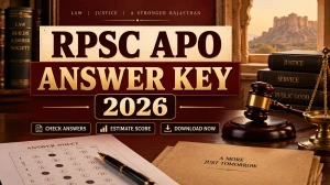 RPSC APO Answer Key 2026 Out - Download PDF at rpsc.rajasthan.gov.in RPSC APO Answer Key 2026 Out - Download PDF at rpsc.rajasthan.gov.in