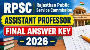 RPSC Assistant Professor Answer Key 2026 - Download Final Key PDF at rpsc.rajasthan.gov.in RPSC Assistant Professor Answer Key 2026 - Download Final Key PDF at rpsc.rajasthan.gov.in