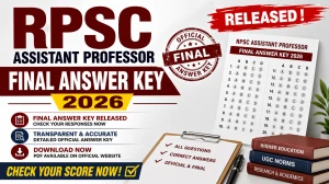 RPSC Assistant Professor Final Answer Key 2026 Out - Download PDF at rpsc.rajasthan.gov.in