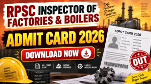 RPSC Inspector Admit Card 2026 Out - Download Hall Ticket at rpsc.rajasthan.gov.in