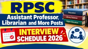RPSC Interview Schedule 2026 - Check Post-Wise Dates at rpsc.rajasthan.gov.in RPSC Interview Schedule 2026 - Check Post-Wise Dates at rpsc.rajasthan.gov.in