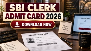 SBI Clerk Admit Card 2026 - Download Hall Ticket at sbi.bank.in
