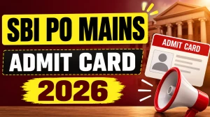 SBI PO Mains Admit Card 2026 Out - Download Hall Ticket at sbi.co.in SBI PO Mains Admit Card 2026 Out - Download Hall Ticket at sbi.co.in