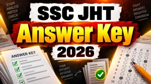 SSC JHT Answer Key 2026 Out - Download Response Sheet @ssc.gov.in