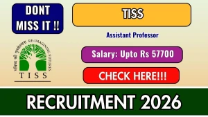 TISS Assistant Professor Recruitment 2026 - Apply Online TISS Assistant Professor Recruitment 2026 - Apply Online