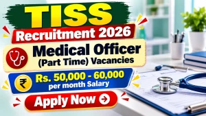 TISS Part Time Medical Officer Recruitment 2026 - Apply Online TISS Part Time Medical Officer Recruitment 2026 - Apply Online