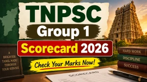 TNPSC Group 1 Scorecard 2026 Out - Download Prelims, Mains Scorecard TNPSC Group 1 Scorecard 2026 Out - Download Prelims, Mains Scorecard