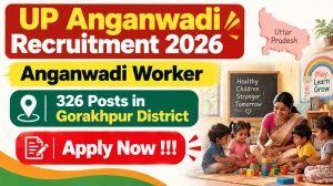 UP Anganwadi Worker Recruitment 2026 - Apply Online for 326 Posts in Gorakhpur District UP Anganwadi Worker Recruitment 2026 - Apply Online for 326 Posts in Gorakhpur District