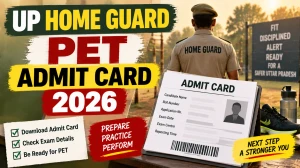 UP Home Guard PET Admit Card 2026 - Download Hall Ticket at uppbpb.gov.in UP Home Guard PET Admit Card 2026 - Download Hall Ticket at uppbpb.gov.in