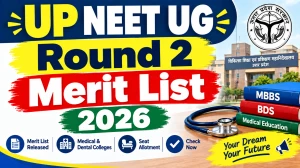 UP NEET UG 2026 Round 2 Merit List Out - Download PDF Online at upneet.gov.in UP NEET UG 2026 Round 2 Merit List Out - Download PDF Online at upneet.gov.in