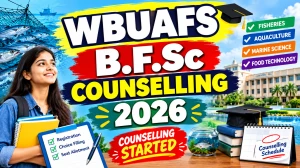 WBUAFS B.F.Sc. (Hons.) Counselling cum Admission Notice 2026 - Direct Link to Check Online @ wbuafsce.org WBUAFS B.F.Sc. (Hons.) Counselling cum Admission Notice 2026 - Direct Link to Check Online @ wbuafsce.org