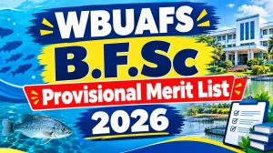 WBUAFS B.F.Sc Provisional Merit List 2026 Out - Check Hons. List PDF Online @ wbuafsce.org WBUAFS B.F.Sc Provisional Merit List 2026 Out - Check Hons. List PDF Online @ wbuafsce.org