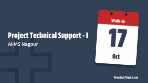AIIMS Nagpur Project Technical Support - I Recruitment 2026 – Apply Online AIIMS Nagpur Project Technical Support - I Recruitment 2026 – Apply Online