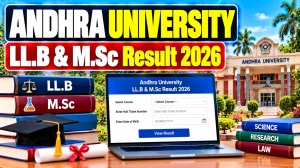 Andhra University Revaluation Results 2026 Out - Check LL.B & M.Sc Result Online @ andhrauniversity.edu.in