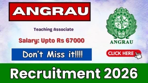 ANGRAU Teaching Associate Recruitment 2026 – Walk-in ANGRAU Teaching Associate Recruitment 2026 – Walk-in