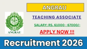 ANGRAU Teaching Associate Recruitment 2026 – Walkin ANGRAU Teaching Associate Recruitment 2026 – Walkin