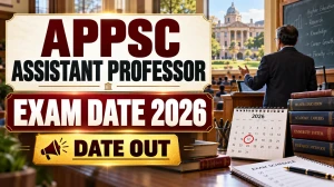 APPSC Assistant Professor Exam Date 2026 Out - Check December Exam Schedule, Timings & Subject-Wise Dates
