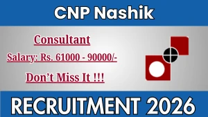 CNP Nashik Consultant Recruitment 2026 – Walkin CNP Nashik Consultant Recruitment 2026 – Walkin