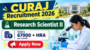 CURAJ Research Scientist II Recruitment 2026 - Apply Online