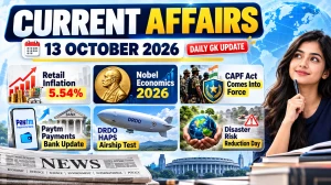 Daily Current Affairs – 13 October 2026