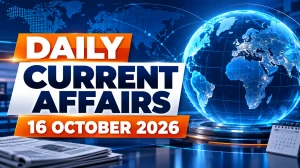 Daily Current Affairs – 16 October 2026 Daily Current Affairs – 16 October 2026