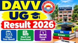 DAVV UG Result 2026 Out - Check B.A (REG) & B.Sc (REG) Result Online @ dauniv.ac.in DAVV UG Result 2026 Out - Check B.A (REG) & B.Sc (REG) Result Online @ dauniv.ac.in