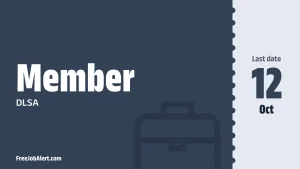 DLSA Member Recruitment 2026 – Apply Offline DLSA Member Recruitment 2026 – Apply Offline