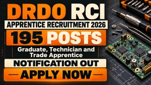 DRDO RCI Apprentice Recruitment 2026 - Apply Online for 195 Graduate, Technician and Trade Apprentice Posts DRDO RCI Apprentice Recruitment 2026 - Apply Online for 195 Graduate, Technician and Trade Apprentice Posts