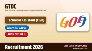 GTDC Technical Assistant Recruitment 2026 – Apply Offline GTDC Technical Assistant Recruitment 2026 – Apply Offline