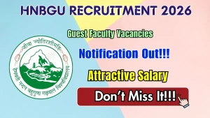 HNBGU Guest Faculty Recruitment 2026 - Apply Online HNBGU Guest Faculty Recruitment 2026 - Apply Online