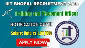 IIIT Bhopal Training and Placement Officer Recruitment 2026 - Apply Online IIIT Bhopal Training and Placement Officer Recruitment 2026 - Apply Online