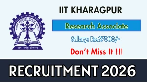 IIT Kharagpur Research Associate Recruitment 2026 – Apply Online