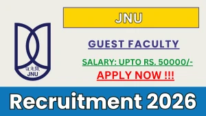 JNU Guest Faculty Recruitment 2026 – Apply Online JNU Guest Faculty Recruitment 2026 – Apply Online