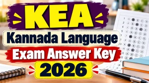 KEA Kannada Language Exam Answer Key 2026 Released - Check PDF at cetonline.karnataka.gov.in