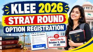 KLEE 2026 Stray Round Option Registration - Check 3-Year LLB Online @ cee.kerala.gov.in