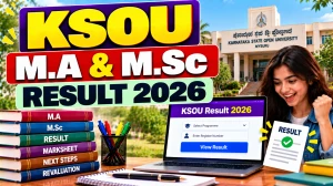 KSOU Revaluation Result 2026 Out - Check M.Sc and M.A Result Online @ ksoumysuru.ac.in KSOU Revaluation Result 2026 Out - Check M.Sc and M.A Result Online @ ksoumysuru.ac.in
