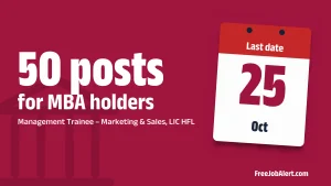 LIC HFL Management Trainee Recruitment 2026 Notification Out – Apply Online for 50 Posts