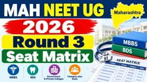MAH NEET UG 2026 Round 3 Seat Matrix - Direct Link to Check Status Online @ cetcell.mahacet.org MAH NEET UG 2026 Round 3 Seat Matrix - Direct Link to Check Status Online @ cetcell.mahacet.org