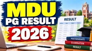 MDU PG Result 2026 Out - Check M.Sc and M.Ed Semester Results Online @ mdu.ac.in MDU PG Result 2026 Out - Check M.Sc and M.Ed Semester Results Online @ mdu.ac.in