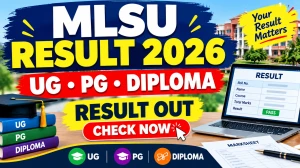 MLSU Result 2026 Out - Check Result Online @ mlsu.ac.in
