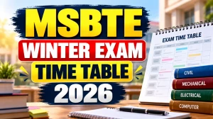 MSBTE Winter Exam Time Table 2026 Out - Check UG & PG Exam Date Online @ msbte.ac.in MSBTE Winter Exam Time Table 2026 Out - Check UG & PG Exam Date Online @ msbte.ac.in