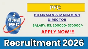 PFC Recruitment 2026 – Apply Online for Chairman & Managing Director Posts