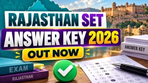 Rajasthan SET Answer Key 2026 Out - Download Subject-Wise Master Set PDFs