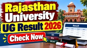 Rajasthan University Result 2026 - Check UG Revaluation Results Rajasthan University Result 2026 - Check UG Revaluation Results