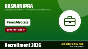 RASNANIPRA Panel Advocate Recruitment 2026 – Apply Offline RASNANIPRA Panel Advocate Recruitment 2026 – Apply Offline