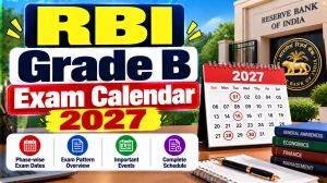 RBI Exam Calendar 2027 Released - Check Grade A & Grade B Exam Schedule at rbi.org.in RBI Exam Calendar 2027 Released - Check Grade A & Grade B Exam Schedule at rbi.org.in